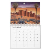 2025年モロッコ南部のカスバのカレンダー カレンダー (2月 2026)