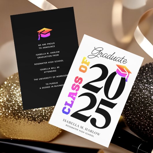 2025年レインボー卒業クラス 案内状