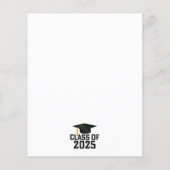 2025年レターマンクラス卒業発表 (裏面)