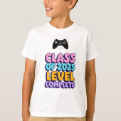 2025年レベルのクラス完了 Tシャツ (正面)