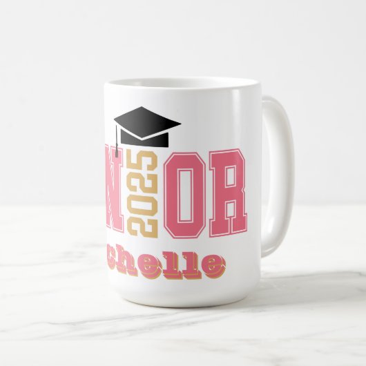 2025年上級クラスパーソナライズされた コーヒーマグカップ (正面右)