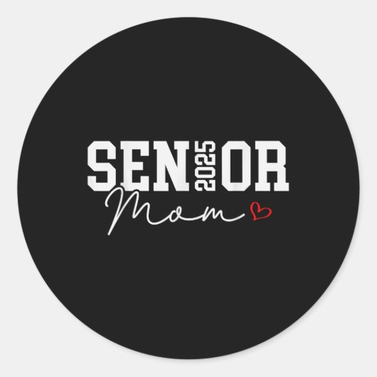 2025年上級母のクラス2025年卒業2025に戻る ラウンドシール (正面)