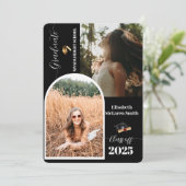 2025年上級発表カード – ミニマル卒業生 招待状 (スタンド正面)