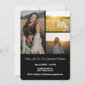 2025年上級発表カード – ミニマル卒業生 招待状 (裏面)