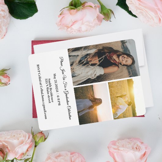 2025年上級発表カード – ミニマル卒業生 招待状