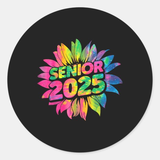 2025年上級絞り染めクラス25年上級卒業 ラウンドシール (正面)