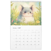 2025年中の「チンチリン」 カレンダー (1月 2027)