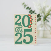 2025年中国ののスネークグリーンはがき ポストカード (スタンド正面)