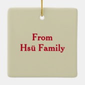 2025年中国ののスネークグリーン セラミックオーナメント (裏面)