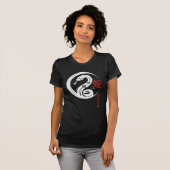 2025年中国ののハッピーニューイヤー Tシャツ (正面フル)