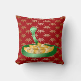 2025年中国のの新年おめでとう金 クッション