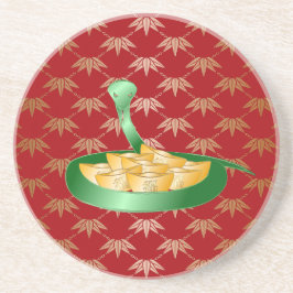 2025年中国のの新年おめでとう金 コースター