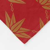 2025年中国のの新年おめでとう金 フリースブランケット (角)