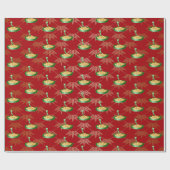 2025年中国のの新年おめでとう金 ラッピングペーパー (フラット)