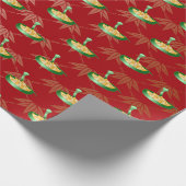 2025年中国のの新年おめでとう金 ラッピングペーパー (角)