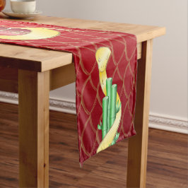 2025年中国の初のラッキー竹 ショートテーブルランナー