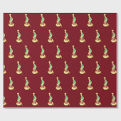 2025年中国の初のラッキー竹 ラッピングペーパー (フラット)