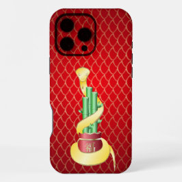 2025年中国の初のラッキー竹 iPhone 16 PRO MAXケース