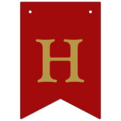 2025年中国の初の金ゴールドヘビ バンティングフラッグ (第2の旗)