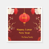 2025年中国の初 スタンダードカクテルナプキン (正面)