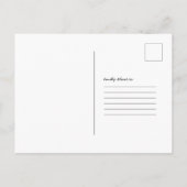 2025年中国の年末年始スネークホリデーカード ポストカード (裏面)