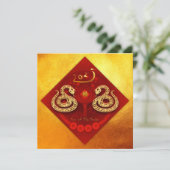 2025年中国の新年スネークフーラック文字SqC シーズンカード (スタンド正面)