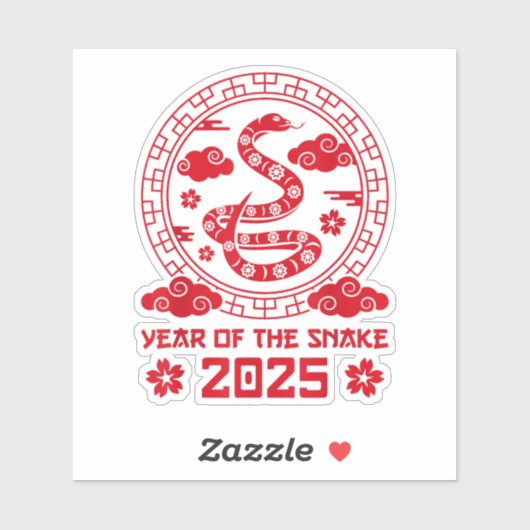 2025年中国の新年 シール (シート)