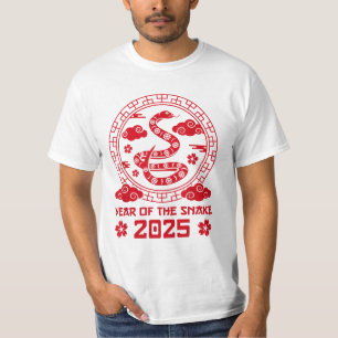 2025年中国の新年 Tシャツ