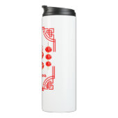 2025年中国の正月のスネークランタンコーナー タンブラー (回転右)