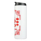 2025年中国の正月のスネークランタンコーナー タンブラー (回転右)