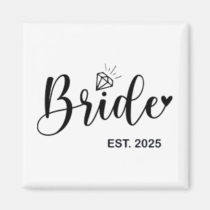 2025年予定の花嫁 婚約者 妻 ブライズメイド パーティ マグネット