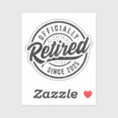 2025年以退職した降 – 定年2025 シール (シート)