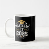 2025年修士号卒業おめでとうGIF コーヒーマグカップ (左)