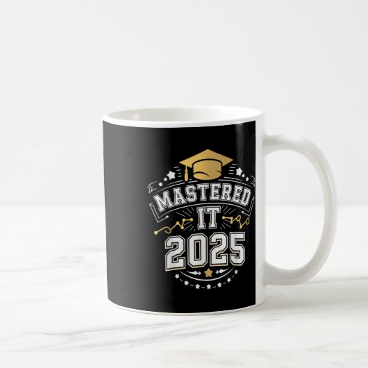2025年修士号卒業おめでとうGIF コーヒーマグカップ (右)