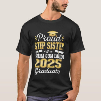 2025年優等学位取得 ステップシスター Summa Cum Laude クラス2025 Tシャツ