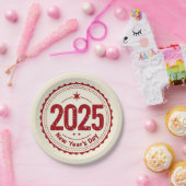 2025年元旦ペーパープレート ペーパープレート (パーティー)