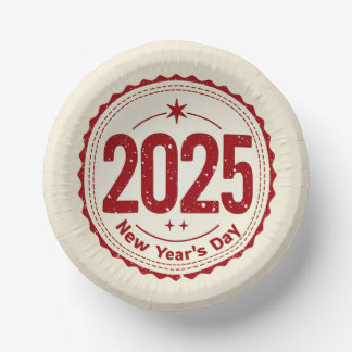 2025年元旦ペーパーボウル ペーパーボウル