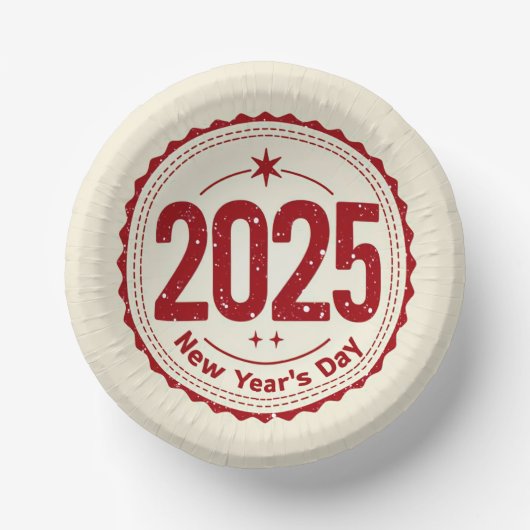 2025年元旦ペーパーボウル ペーパーボウル (正面)
