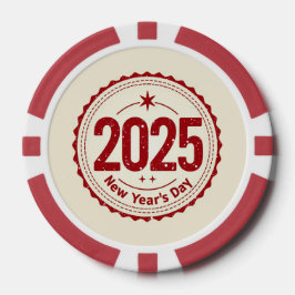 2025年元旦ポッカーチップ ポーカーチップ