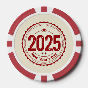 2025年元旦ポッカーチップ ポーカーチップ
