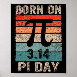 2025年円周率の日 誕生日 おめでとう サイコロティー 数学 ポスター