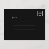 2025年写真卒業お世話になっておりますハガキ ポストカード (裏面)