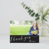 2025年写真卒業お世話になっておりますハガキ ポストカード (スタンド正面)