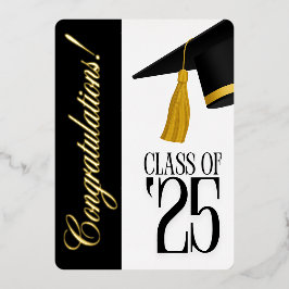 2025年写真卒業クラス 箔招待状