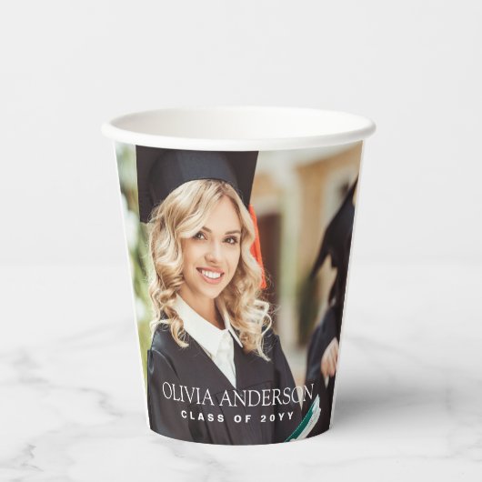 2025年写真卒業クラス 紙コップ (正面)