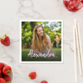 2025年写真卒業パーティーのクラス スタンダードカクテルナプキン (インサイチュ)