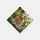 2025年写真卒業パーティーのクラス スタンダードカクテルナプキン (角)