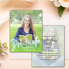 2025年写真卒業ミニ招待状 エンクロージャーカード