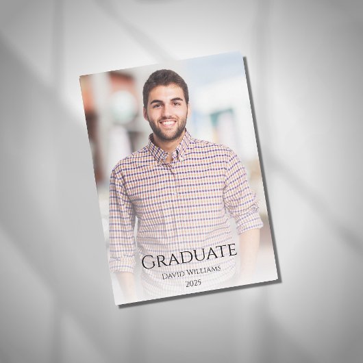 2025年写真卒業モダンのお知らせ 招待状