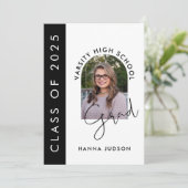 2025年写真卒業モダンオープンハウスのクラス 招待状 (スタンド正面)